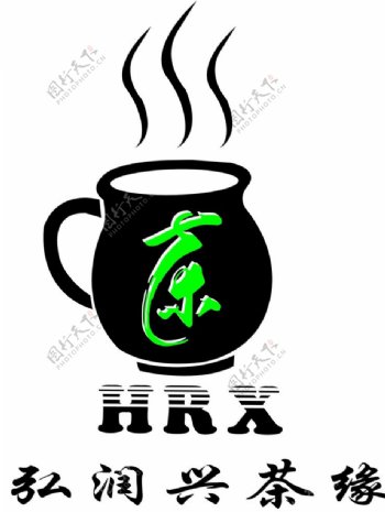 茶标志黑色个性logo图片