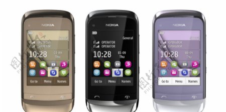 诺基亚C206手机图片