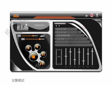 音乐播放器界面设计图片