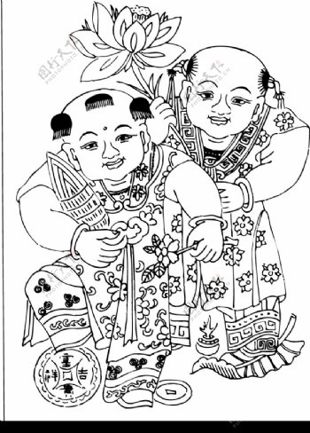 中国古代儿童034图片