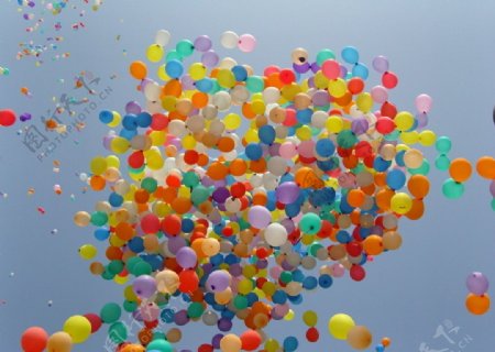 五彩缤纷气球3图片