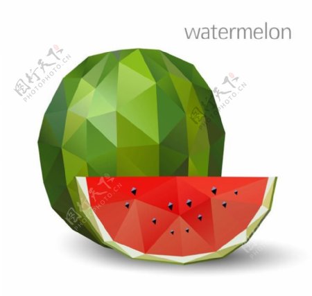 西瓜水果设计图片