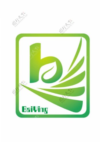 叶子与翅膀结合logo图片