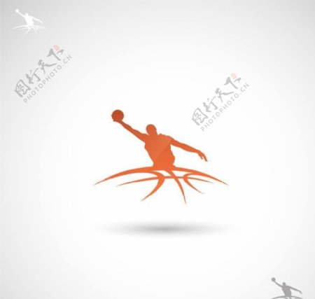 体育球图标篮球标志图片