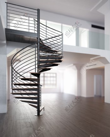 室内跃层楼梯设计图片