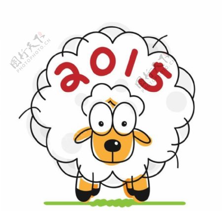 2015羊年新年设计图片