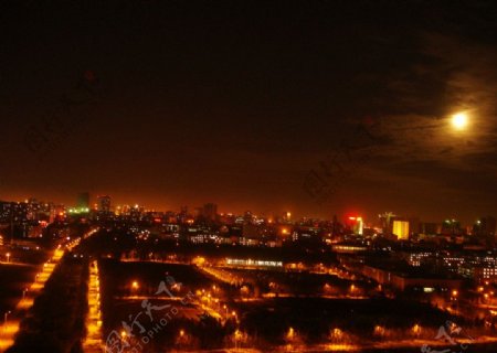 吉林大学夜景图片