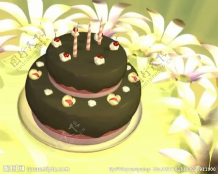 生日蛋糕视频素材