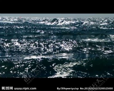 动态海水海浪视频素材