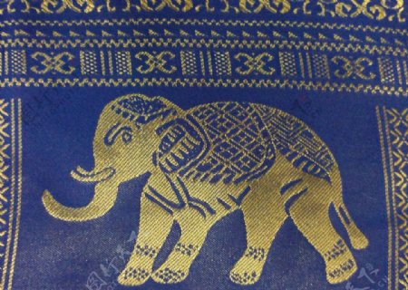 大象布纹理图片