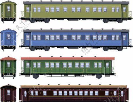 火车车厢交通工具图片