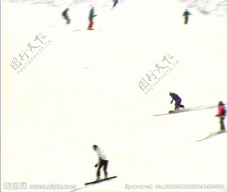 冬季滑雪场视频素材