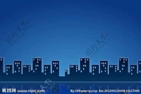 城市夜景视频