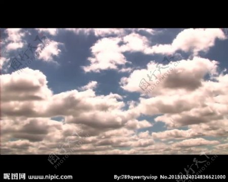 天空云朵背景视频素材