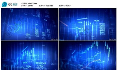 股市股票走势视频实拍素材