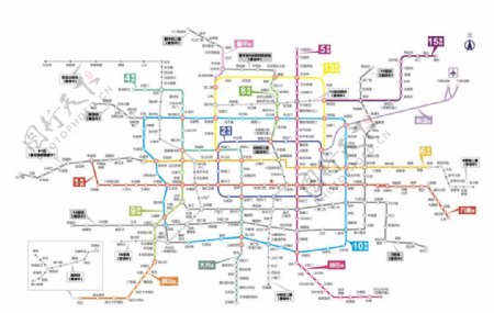北京地铁线路图2013新版图片