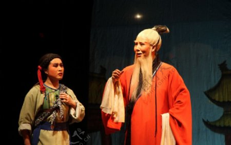 中国戏曲舞台表演图片