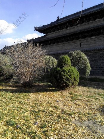 初冬的广济寺图片