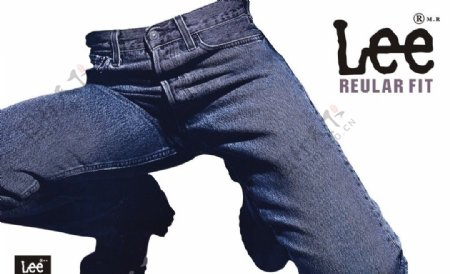 LEE牛仔裤广告设计图片
