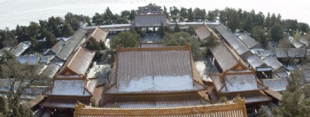 佛香阁俯视全景图图片