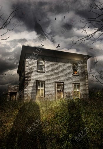 闹鬼的房子图片