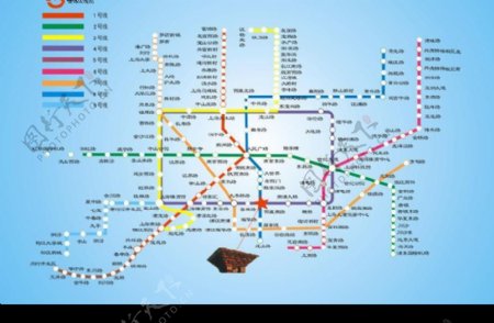 上海市地铁线路图图片