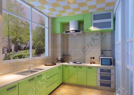 厨房装修设计效果图图片