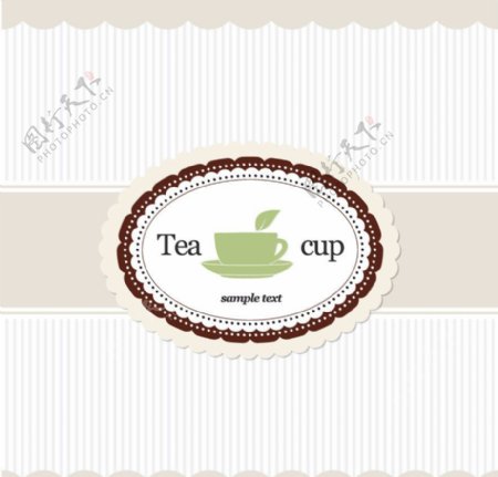茶吧菜单封面设计图片