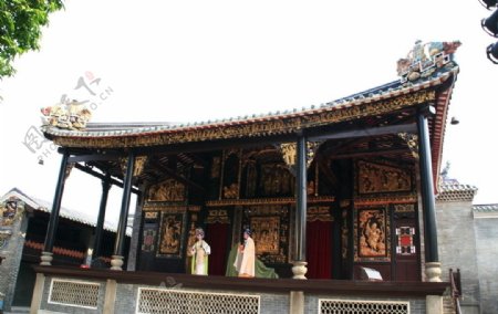 佛山祖庙万福台戏台图片