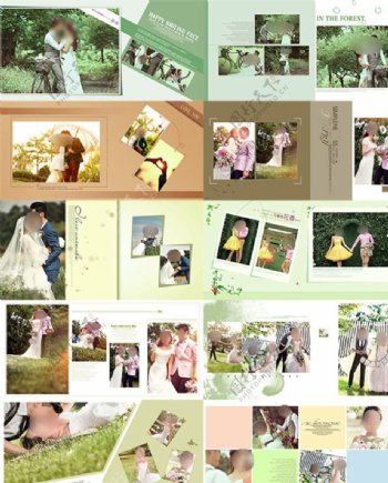 韩式唯美婚纱写真画册图片