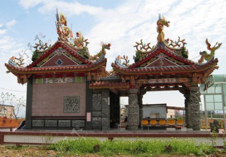 台灣寺廟建築图片