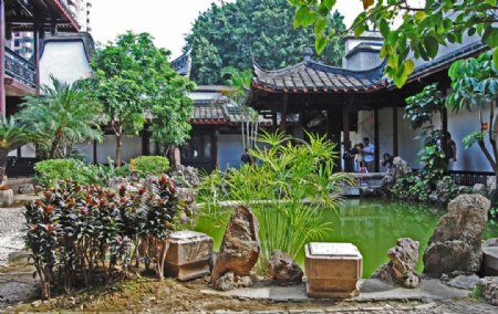 江南园林景观图片