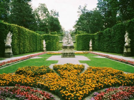 欧式花园图片