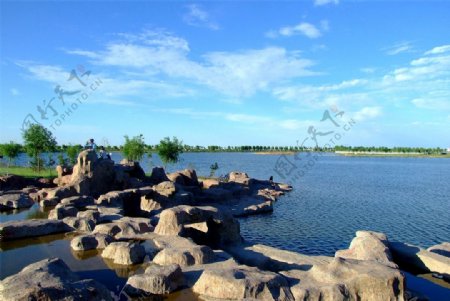 金水湖图片