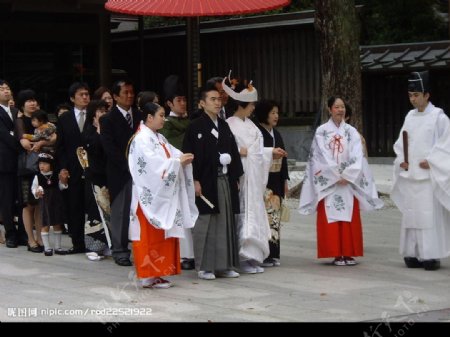 日本传统结婚仪式图片