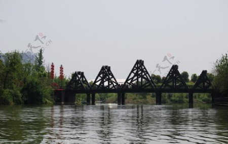 春秋淹城之建筑桥图片