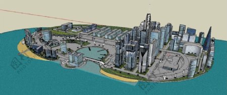 城市规划模型图片