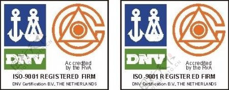 ISO认证DNV标志图片