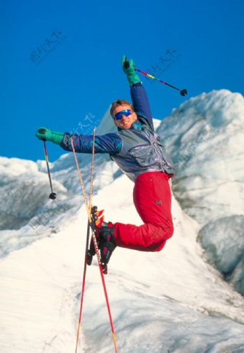 体育运动滑雪图片