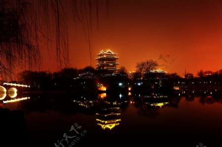 大明湖之夜图片