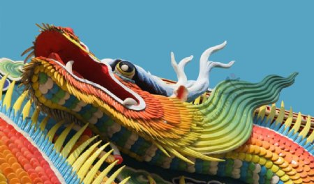 中国龙雕塑图片