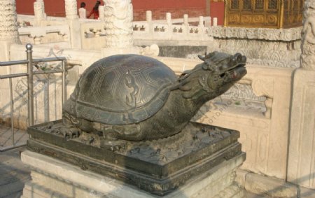 故宫铜乌龟图片