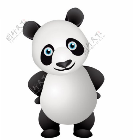 动漫小熊猫图片