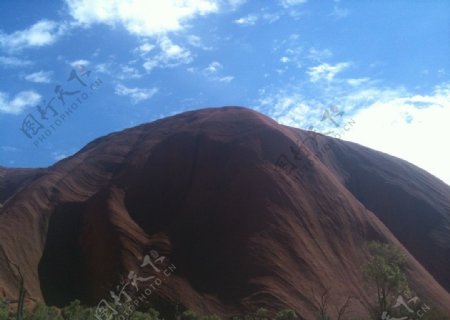 澳大利亚红巨石图片