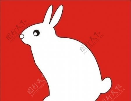 简笔画的兔子图片