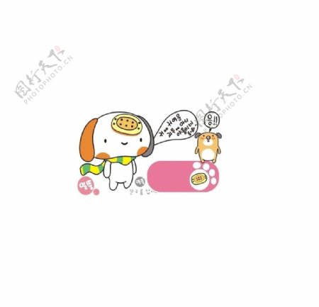 韩国矢量小动物卡通图片