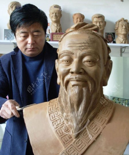 银川张泽肖像雕塑工作室图片