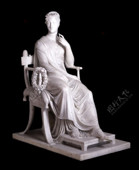 古希腊大理石女神雕像图片