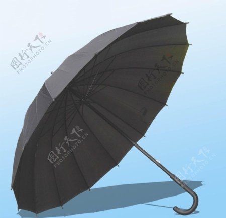 男式黑布伞图片