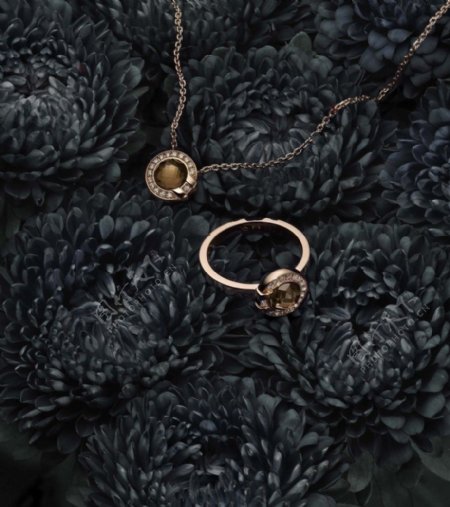 欧米茄华贵珠宝星座Griffes戒指及带坠项链图片